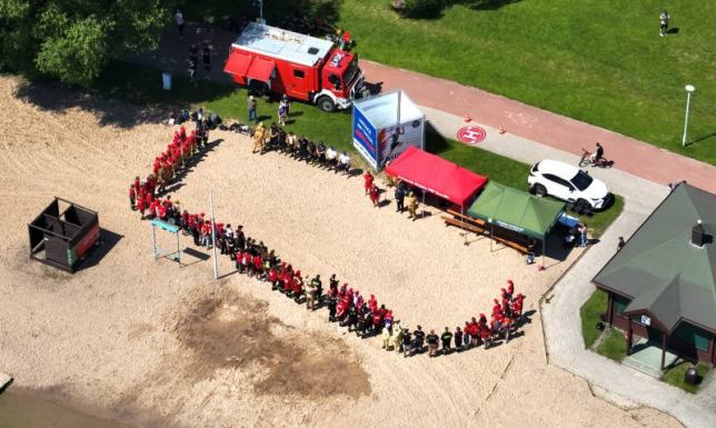 „Bezpieczeństwo nad wodą” - ćwiczenia nad Zalewem Arkadia