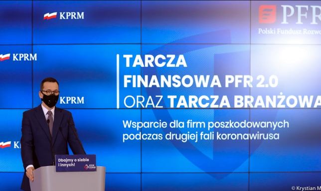 Tarcza 2.0 - wsparcie dla branż najbardziej dotkniętych epidemią Premier Morawiecki ogłosił pomoc dla przedsiębiorców