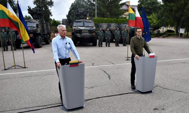 Premier Polski i Prezydent Litwy z wizytą w Suwałkch