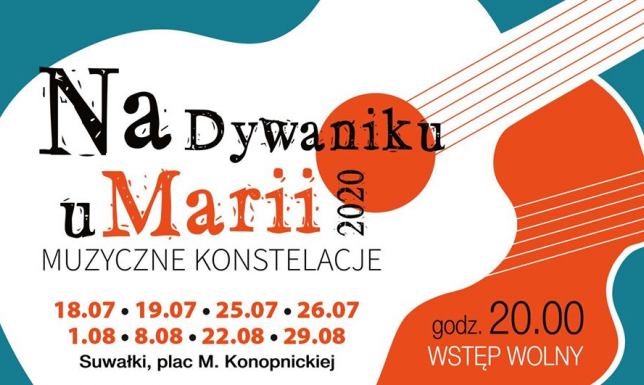 Muzyczne weekendy na dywaniku u Marii Koncerty na placu Marii Konopnickiej