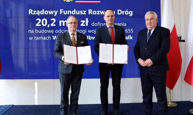 Ponad 20 mln zł dofinansowania na obwodnicę Suwałk Dofinansowanie ze środków Rządowego Funduszu Rozwoju Dróg dla Suwałk