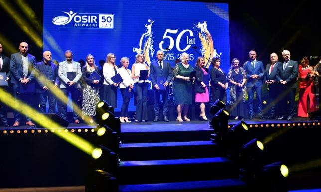 uroczysta gala z okazji jubileuszu 50-lecia Ośrodka Sportu i Rekreacji
