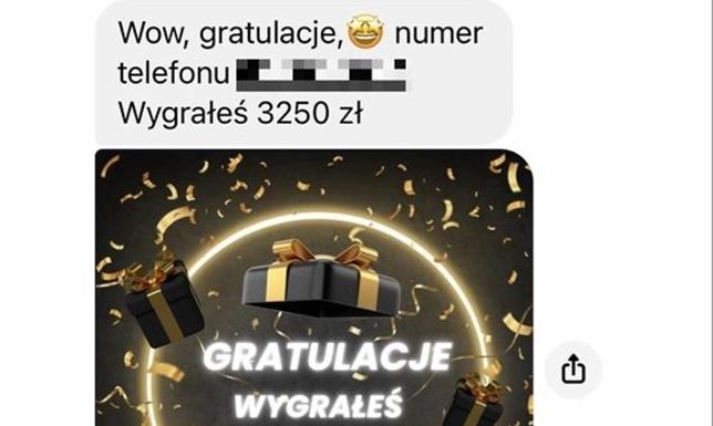 45-latka została oszukana metodą na na wygraną w konkursie