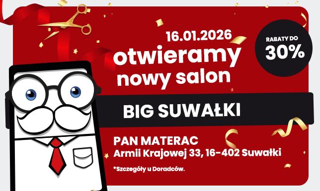 Wielkie otwarcie salonu Pan Materac w Suwałkach!