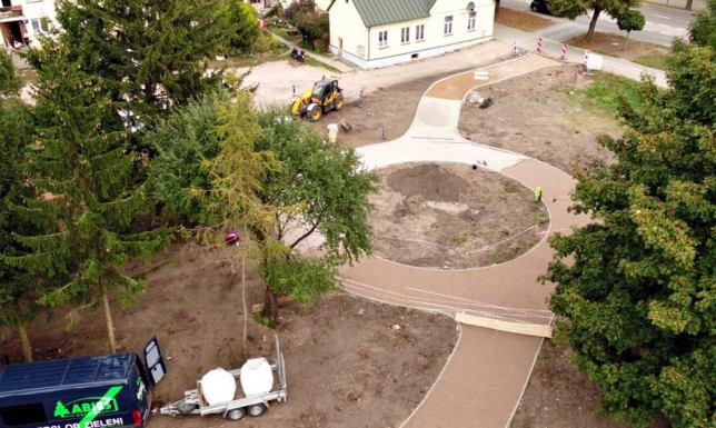Na suwalskich bulwarach trwa budowa parku sensorycznego