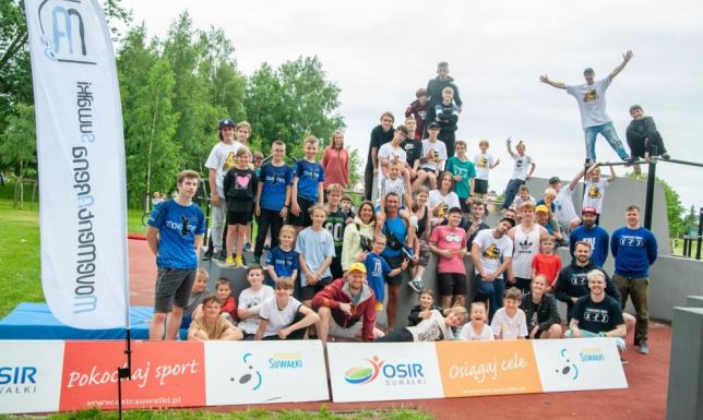 Zakończenie Ogólnopolskiej Ligi Parkour w Suwałkach