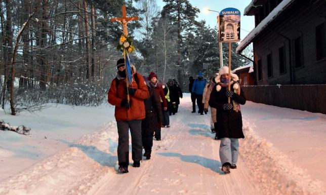 Nocna Piesza Pielgrzymka do Studzienicznej Parafia pod wezwaniem św. Aleksandra w Suwałkach, Pielgrzymka do Studzienicznej