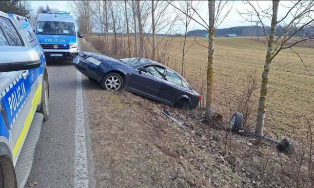 Ponad 2,5 promila alkoholu w organizmie miał kierujący Audi