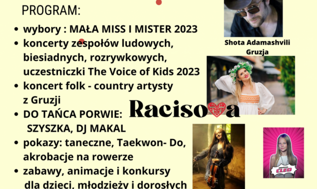 "Piknik nad Szeszupą" w Rutce Tartak Regionalne przysmaki, atrakcje dla najmłodszych i gwiazda wieczoru - Racisova