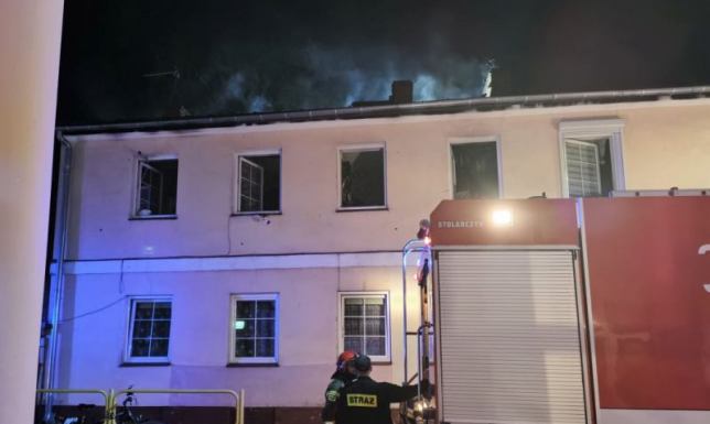 pożar na Konopnickiej