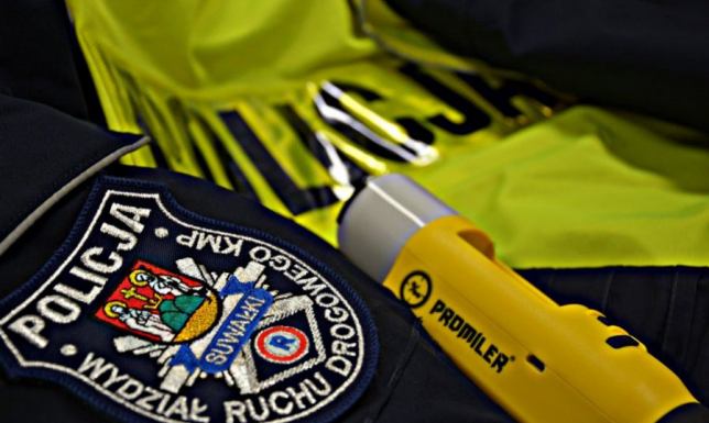 Pijany 29-latek z Suwałk uciekał samochodem przed policją