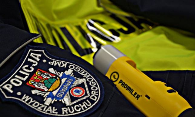 Ponad dwa promile alkoholu w organizmie miał 65-latek z Suwałk