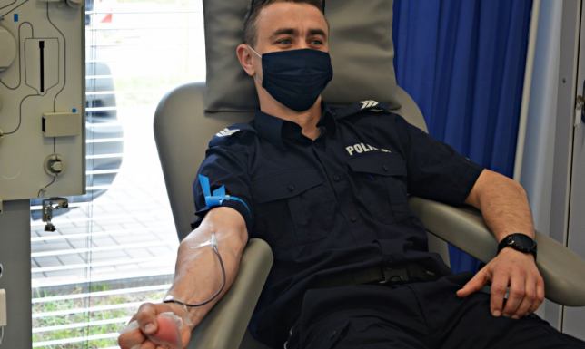 Suwalscy policjanci stawili się w Regionalnym Centrum Krwiodawstwa i Krwiolecznictwa