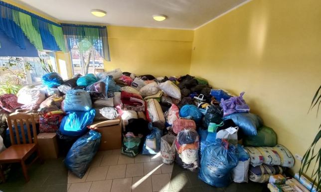 Wciąż potrzebne dary dla ludności ukraińskiej 255 uchodźców z Ukrainy w punktach zbiorowego zakwaterowania
