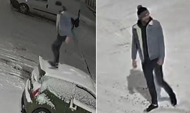 poszukują mężczyzny podejrzewanego o uszkodzenie samochodu osobowego