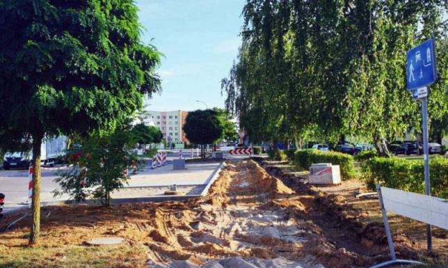 Remont ulicy Paca w Suwałkach