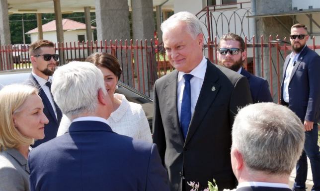 Prezydent Litwy z wizytą w regionie Prezydent Litwy przebywał w Sejnach i w Puńsku