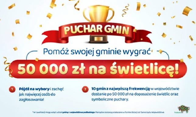 Pieniądze dla gmin z najwyższą frekwencją wyborczą