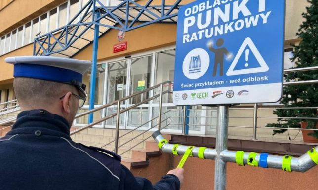 Przyjedź - weź odblask - umieść w widocznym miejscu