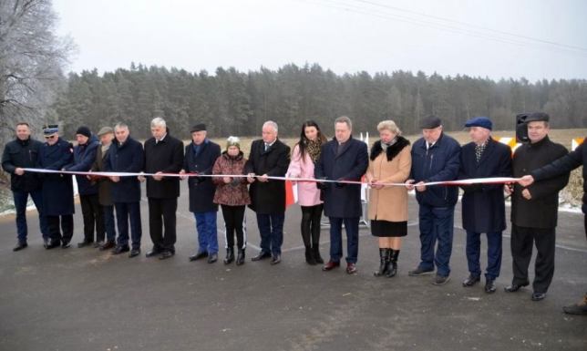 Otwarcie wyremontowanej drogi powiatowej Karasiewo - Raczki