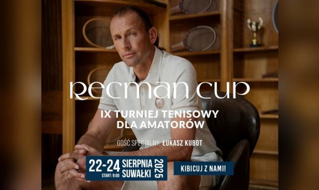 Trzy dni z tenisem - harmonogram turnieju Recman Cup udział wezmą m.in. Łukasz Kubot, Maciej Synówka, Dawid Celt