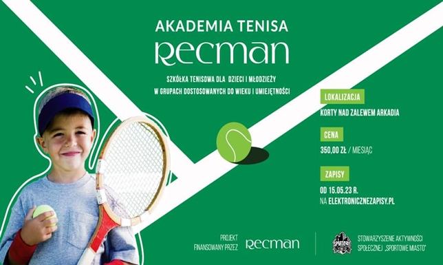 Startuje nabór do Akademii Tenisa Recman