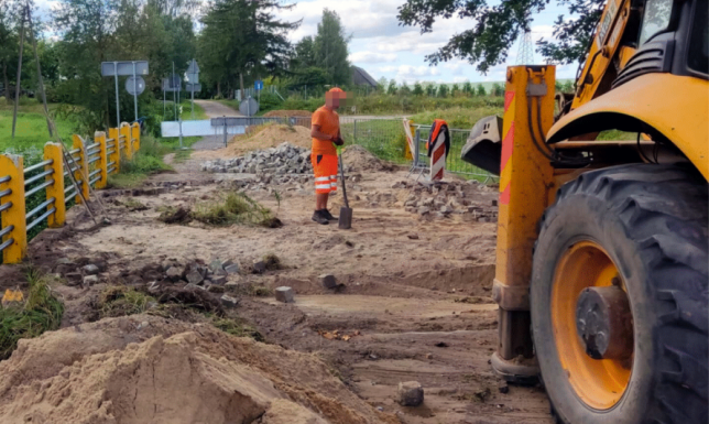 długo wyczekiwane roboty budowlane na moście w Krzywólce