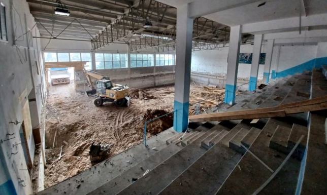 wyremontowane sale gimnastyczne w Szkole Podstawowej nr 5