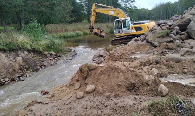 Rzeka Rospuda nowy most