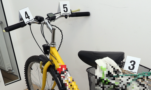 Ukradł pieniądze z apteki, zostawił rower