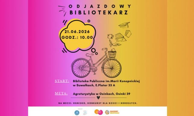 Start w niedzielę, 21 czerwca 2026 r., godz. 10.00 przy budynku Biblioteki