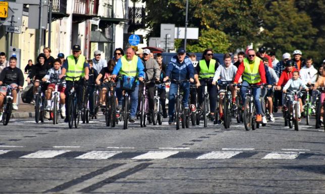  świętowanie Europejskiego Dnia bez Samochodu w Suwałkach