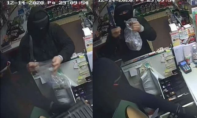 Rozbój na stacji w Jeleniewie - policja prosi o pomoc Rozbój z użyciem noży na stacji paliw w Jeleniewie