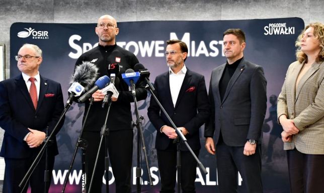 Minister Sportu i Turystyki Jakub Rutnicki z wizytą w Suwałkach