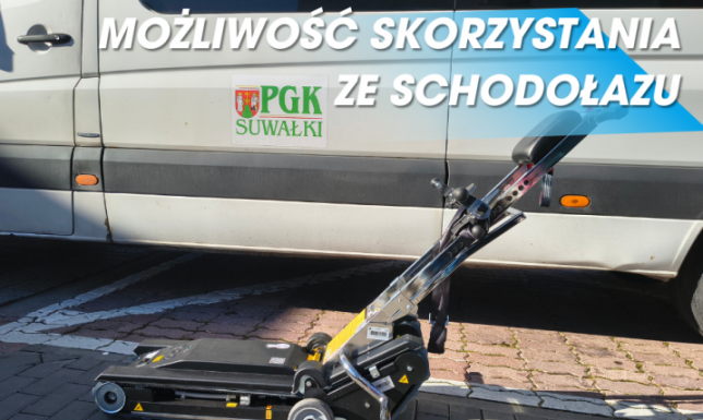 Możliwość korzystania ze schodołazu dla osób z niepełnosprawnościami w Suwałkach