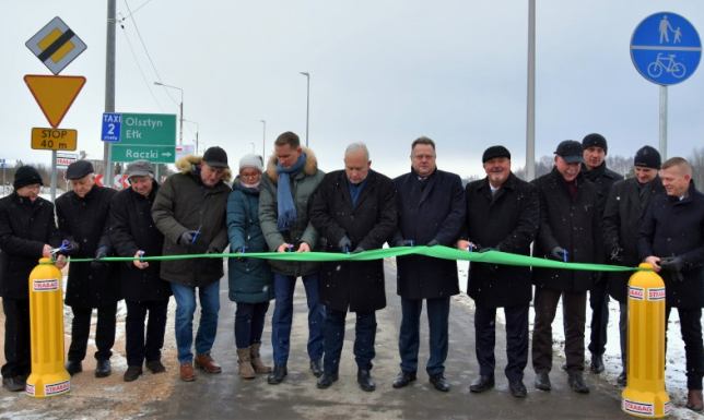 Otwarcie nowo wybudowanego ciągu pieszo–rowerowego w Augustowie