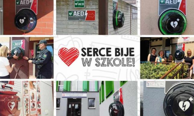 SP 7 zbiera na zakup defibrylatora AED Posiadanie defibrylatora AED zwiększa szanse na przeżycie nawet o 70%