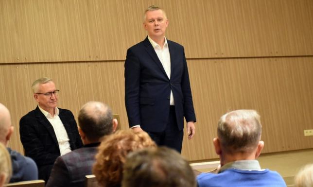 Spotkanie odbyło się w ramach inicjatywy Platformy Obywatelskiej "1000 spotkań"