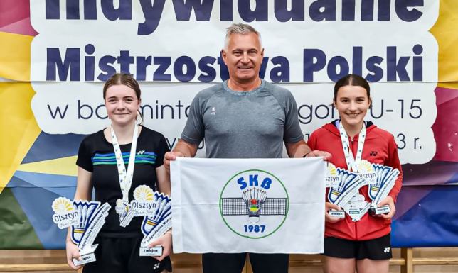 Mistrzostw Polski Młodzików w badmintonie w Olsztynie koło Częstochowy