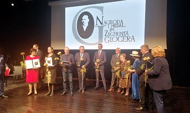 Krzysztof Skłodowski wyróżniony Gala wręczenia nagród i medali Zygmunta Glogera w Łomży