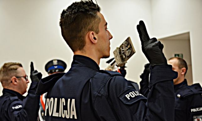 Ślubowanie policjantów, KMP Suwałki