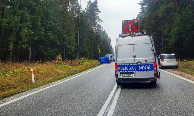 Do tragicznego zdarzenia doszło na trasie Białystok - Augustów