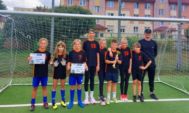 Mistrzostwa Suwałk Igrzysk Dzieci w piłce nożnej dziewcząt.