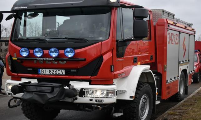 Pożar piwnicy w budynku mieszkalnym, Żarnowo Pierwsze