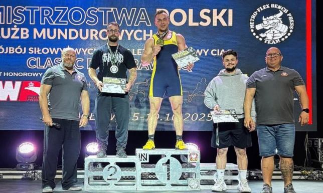 Strażak z Suwałk z kolejnym sportowym sukcesem Wojciech Barszczewski z Jednostki Ratowniczo-Gaśniczej nr 1 w Suwałkach