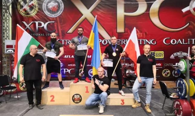 Suwalski strażak Mistrzem Europy służb mundurowych w trójboju siłowym