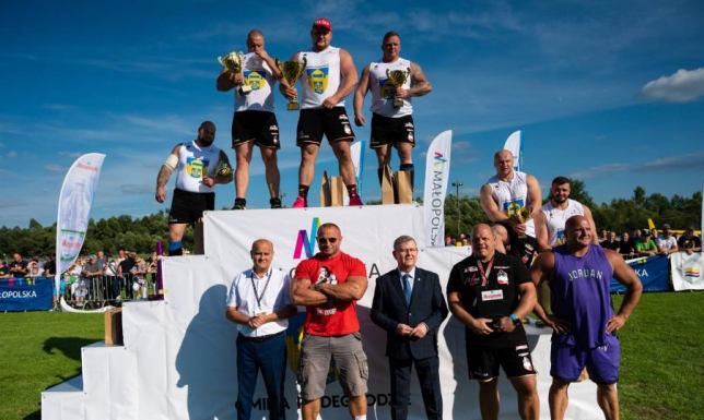 Suwalczanin 3 podczas Mistrzostw Polski Strongman Trzecie miejsce na Międzynarodowych Mistrzostwach Polski Strongman