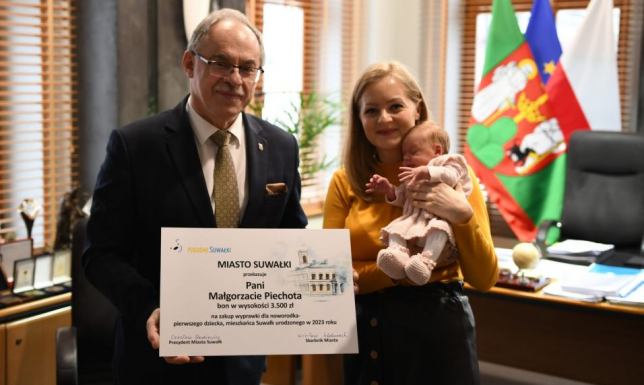 Tola - pierwsza suwalczanka urodzona w naszym mieście w 2023 roku