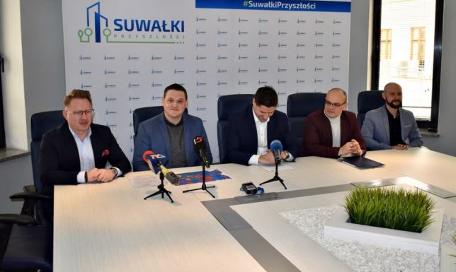 Konferencja prasowa klubu Suwałki Przyszłości