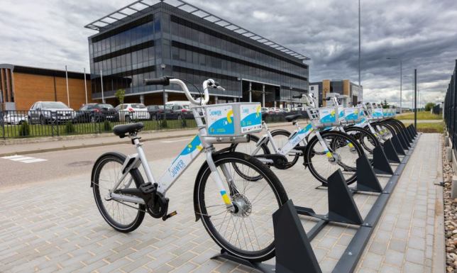 System rowerów miejskich SUWER ma nową stację nr 17 przy ul. Innowacyjnej